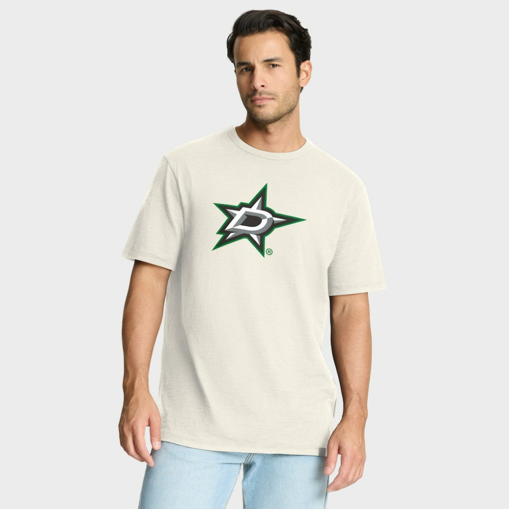 NHL Cream Dallas Stars Fanatics Stadium Slub T-Shirt