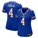 James Cook III Women's Team Game Jersey - Buffalo Bills