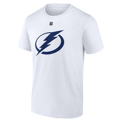 NHL White Jake Guentzel Tampa Bay Lightning Fanatics Authentic Stack Name & Number T-Shirt