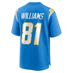 Mike Williams Team Game Jersey - Los Angeles Chargers