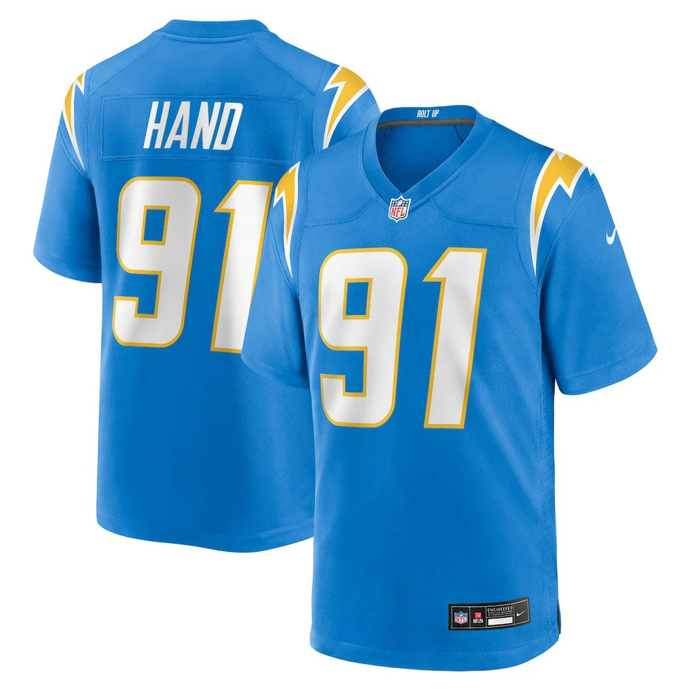 Da'Shawn Hand Team Game Jersey - Los Angeles Chargers