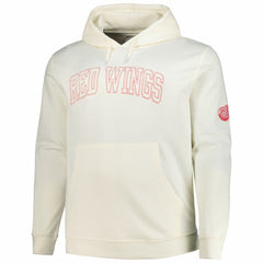 NHL Cream Detroit Red Wings Fanatics Big &Tall Stitch Hoodie