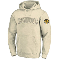 NHL Cream Boston Bruins Fanatics Big &Tall Stitch Hoodie