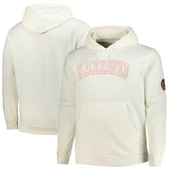 NHL Cream Chicago Blackhawks Fanatics Big &Tall Stitch Hoodie