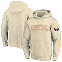NHL Cream Washington Capitals Fanatics Big &Tall Stitch Hoodie
