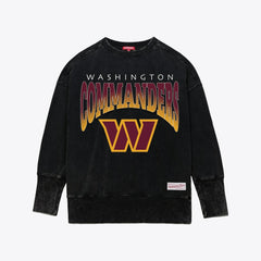 Women's Delineate Mineral Wash Crewneck Sweatshirt - Washington Commanders