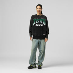 Women's Delineate Mineral Wash Crewneck Sweatshirt - New York Jets