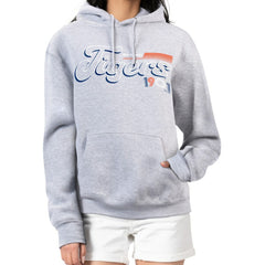 MLB Detroit Tigers Starter Women's Groovy Script Team Fleece Pullover Hoodie