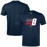 NHL Navy Alexander Ovechkin Washington Capitals Levelwear Youth NHL All-Time Leading Goal Scorer Milestone Stripes Name & Number Little Richmond T-Shirt