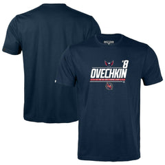 NHL Navy Alexander Ovechkin Washington Capitals Levelwear Youth NHL All-Time Leading Goal Scorer Milestone Name & Number Little Richmond T-Shirt