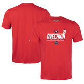 NHL Red Alexander Ovechkin Washington Capitals Levelwear Youth NHL All-Time Leading Goal Scorer Milestone Name & Number Little Richmond T-Shirt