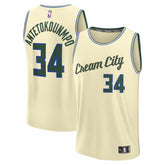 NBA Giannis Antetokounmpo Milwaukee Bucks 2025/26 City Edition Fast Break Jersey