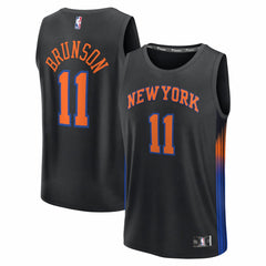 NBA Jalen Brunson New York Knicks Youth Fast Break Jersey