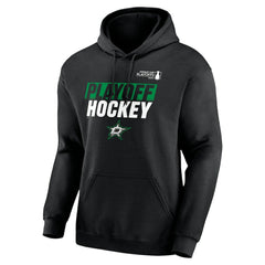 NHL Black Dallas Stars Fanatics 2025 Stanley Cup Playoffs Breakout Pullover Hoodie