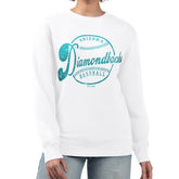 MLB Arizona Diamondbacks G-III 4Her by Carl Banks Women's Distressed Baseball Team Fleece Pullover Sweatshirt