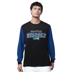 Starter Thursday Night Gridiron Long Sleeve T-Shirt - Seattle Seahawks