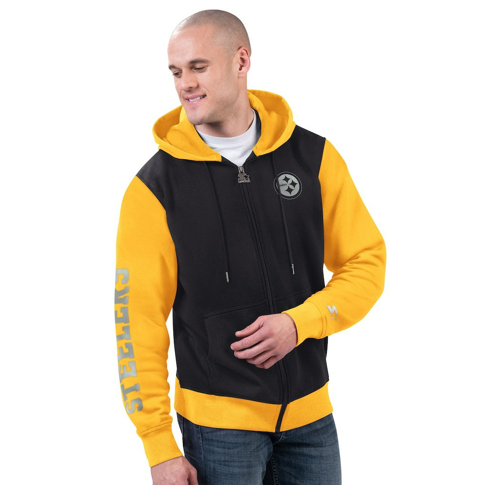Starter Thursday Night Gridiron Full-Zip Hoodie - Pittsburgh Steelers