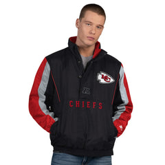 Starter Thursday Night Gridiron Half-Zip Jacket - Kansas City Chiefs