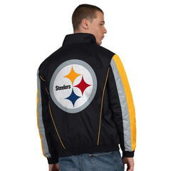 Starter Thursday Night Gridiron Half-Zip Jacket - Pittsburgh Steelers