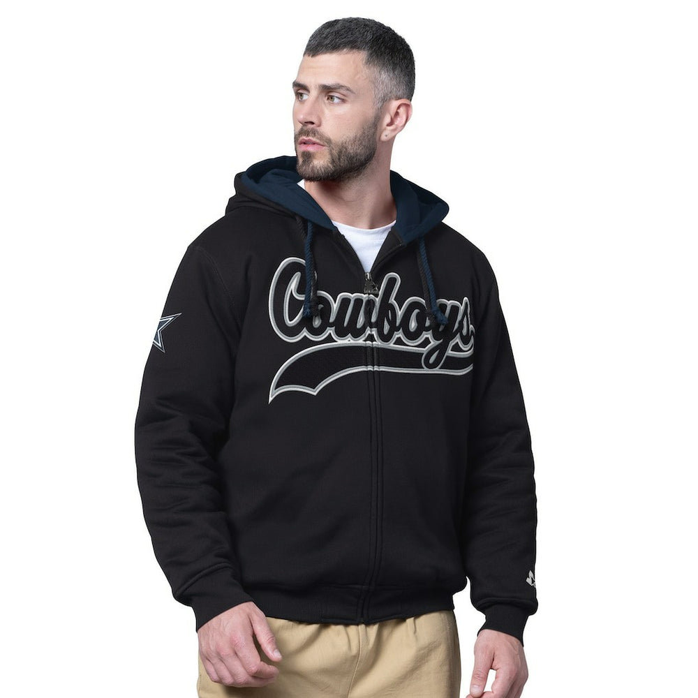 Starter Big Shot Full-Zip Double Hoodie - Dallas Cowboys