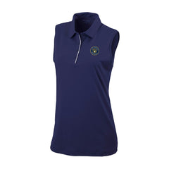 MLB Milwaukee Brewers Columbia Women's Tend The Ball Sleeveless Polo