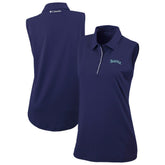 MLB Seattle Mariners Columbia Women's Tend The Ball Sleeveless Polo