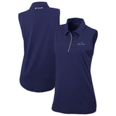 MLB Tampa Bay Rays Columbia Women's Tend The Ball Sleeveless Polo