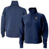 MLB Milwaukee Brewers Columbia Women's Wickhams Hills Raglan Omni-Wick Quarter-Zip Pullover