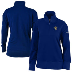 MLB Milwaukee Brewers Columbia Women's Birchwood Hills Quarter-Zip Pullover