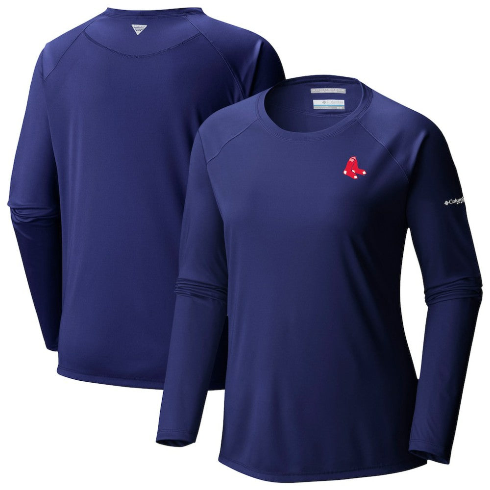 MLB Boston Red Sox Columbia Tidal Tee II Long Sleeve T-Shirt