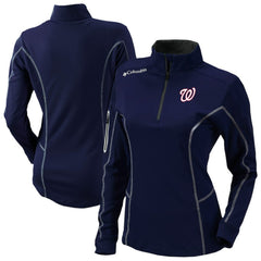 MLB Washington Nationals Columbia Shotgun Quarter-Zip Top