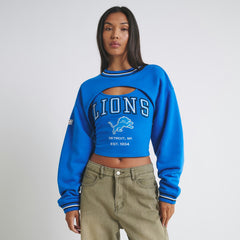 Off Season Women's Fleece Shrug Cami - Detroit Lions
