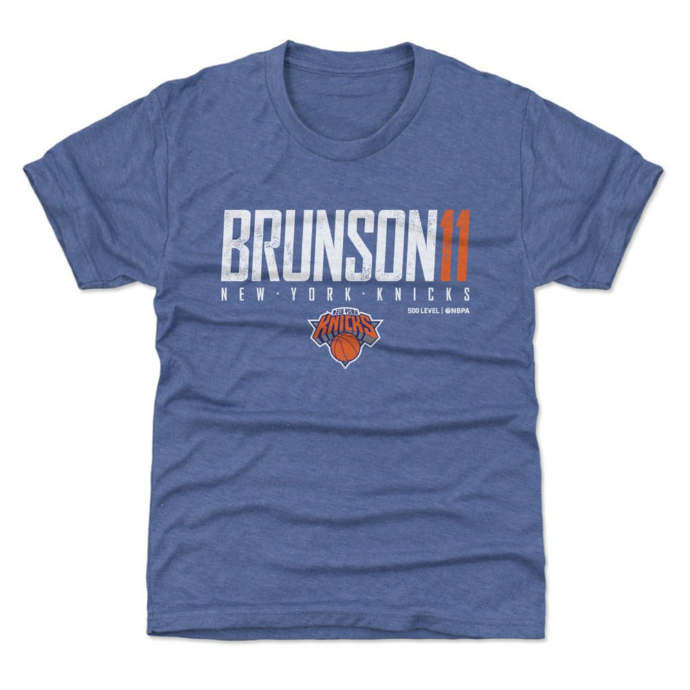 NBA Jalen Brunson New York Knicks 500 Level Youth Elite T-Shirt