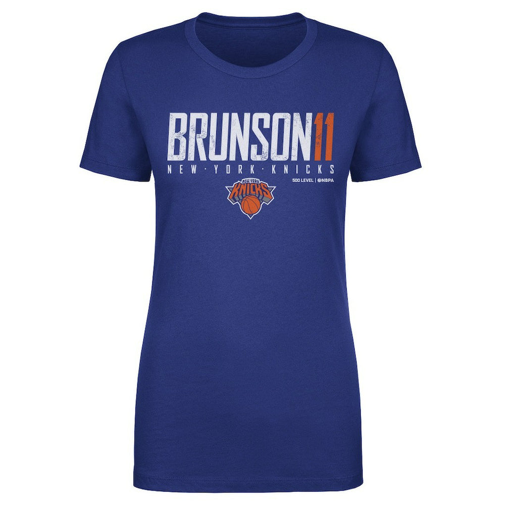 NBA Jalen Brunson New York Knicks 500 Level Women's Elite T-Shirt
