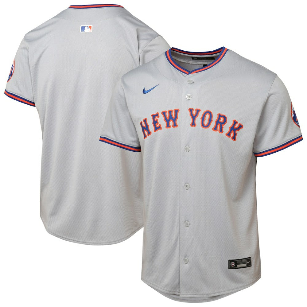 MLB New York Mets Youth Road Limited Jersey