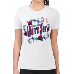 MLB Chicago White Sox G-III 4Her by Carl Banks Women's Super-Slim Fit Lightweight Retro Roses T-Shirt