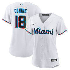 MLB Griffin Conine Miami Marlins Nike Women's Home Replica Jersey
