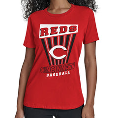 MLB Cincinnati Reds Starter Women's Poster Print T-Shirt