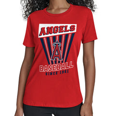 MLB Los Angeles Angels Starter Women's Poster Print T-Shirt