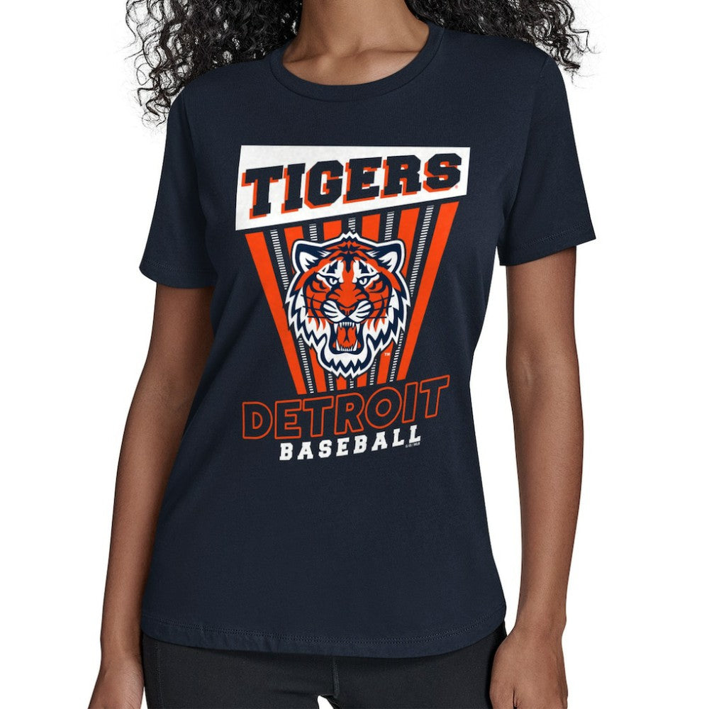 MLB Detroit Tigers Starter Women's Poster Print T-Shirt