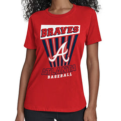 MLB Atlanta Braves Starter Women's Poster Print T-Shirt