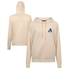 MLB Arizona Diamondbacks Levelwear Women's Cooperstown Collection Adorn Core Logo Pullover Hoodie