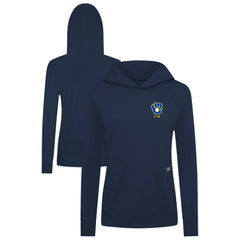 MLB Milwaukee Brewers Levelwear Women's Cooperstown Collection Relay Core Logo Pullover Hoodie