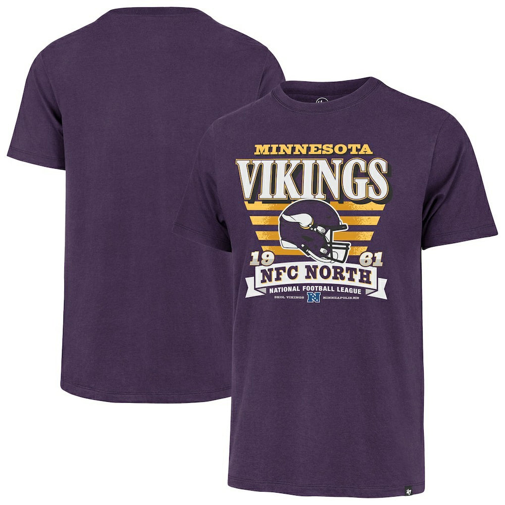 '47 Stripe Splash Franklin T-Shirt - Minnesota Vikings