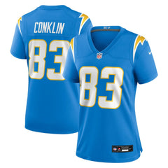Tyler Conklin Women's Team Game Jersey - Los Angeles Chargers