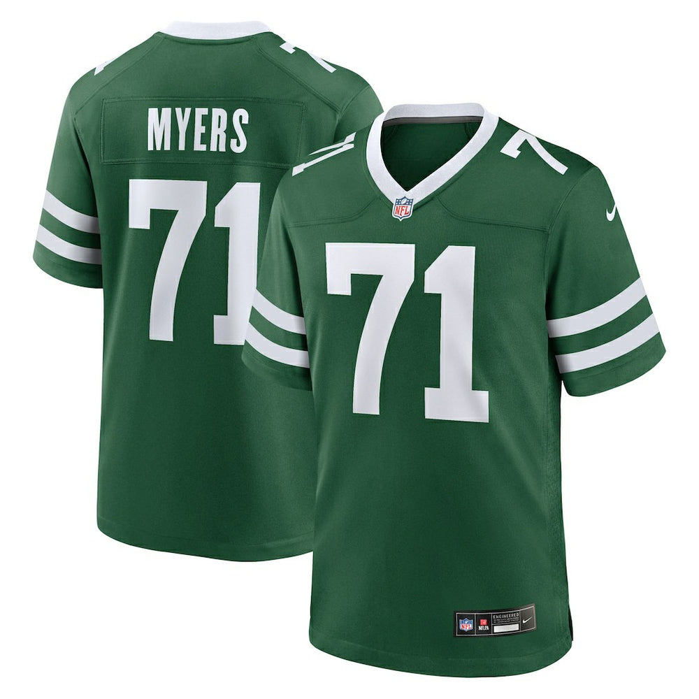 Josh Myers Team Game Jersey - New York Jets