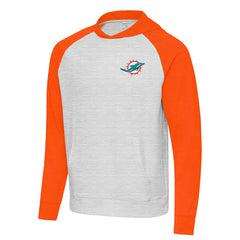 Antigua Urgent Pullover Hoodie - Miami Dolphins