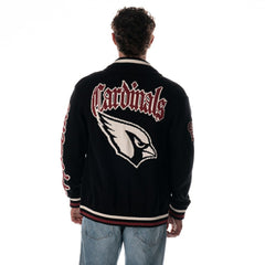 The Wild Collective Unisex Jacquard Full-Zip Sweater - Arizona Cardinals