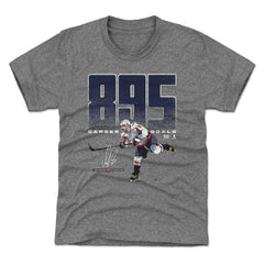 NHL Gray Alexander Ovechkin Washington Capitals 500 Level Youth NHL All-Time Leading Goal Scorer Bold T-Shirt