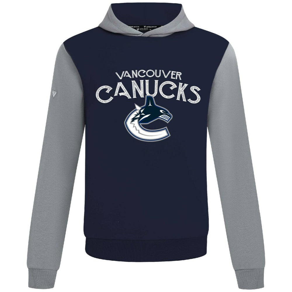NHL Navy/Gray Vancouver Canucks Levelwear Ultimate Mission Pullover Hoodie